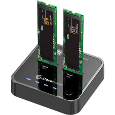 CoreParts MS-CLONER-SATA tallennusaseman telakointiasema Musta