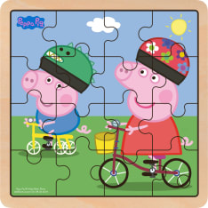 Pipsa Possu pyöräajelu puzzle