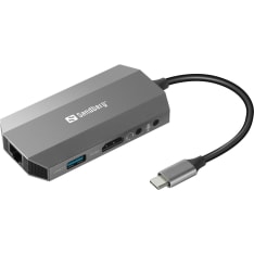 Sandberg USB-C 6in1 Travel Dock docking station