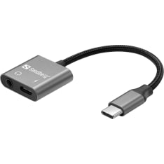 Sandberg USB-C Audio Adapter PD65W audio adapter