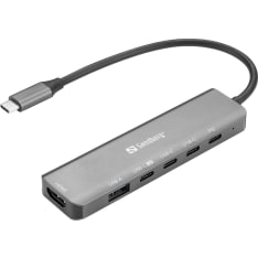 Sandberg USB-C 6-in-1 MediaDock docking station