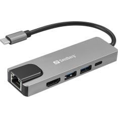 Sandberg 336-99 5in1 Travel Dock Saver docking station