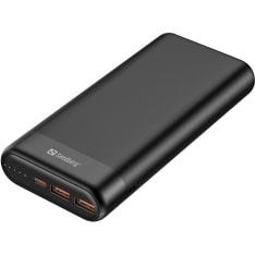 Sandberg Powerbank 20000 PD65W+2xQC3.0 varavirtalähde