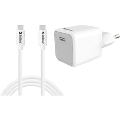 Sandberg USB-C 20W laturi ja USB-C-kaapeli