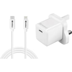 Sandberg USB-C AC 20W laturi Lightning-kaapelilla