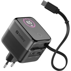 Sandberg Charger PD65W Display + Cable -laturi