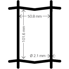 Hortus 5 x 10 cm, 100 cm x 25 m 0 PVC musta puutarha-aita