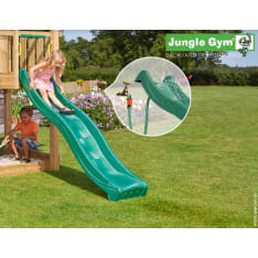 Jungle Gym tumman vihreä 2,65 m pitkä liukumäki