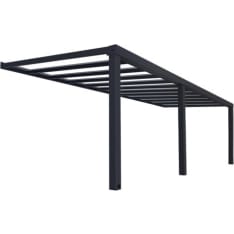 Palram - Canopia Stockholm 3.4 x 8.1 m, anthracite terrace canopy with roof blinds