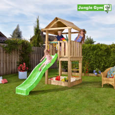 Jungle Gym House play tower including slide