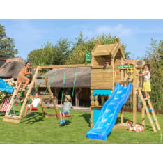 Jungle Gym Resort, Climbing Module, sininen liukumäki, leikkitorni
