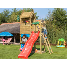 Jungle Gym Resort, punainen liukumäki, leikkitorni