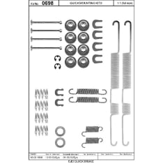 OJD Quick Brake OJD-105-0698 Jarrukenkien asennussarja