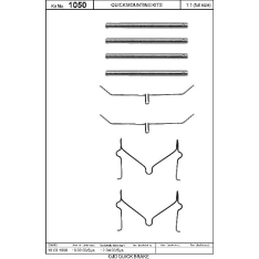 OJD Quick Brake OJD-109-1050 Jarrupalojen asennussarja
