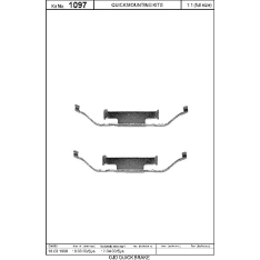 OJD Quick Brake OJD-109-1097 Jarrupalojen asennussarja