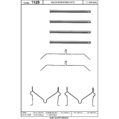 OJD Quick Brake OJD-109-1129 Jarrupalojen asennussarja