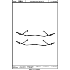 OJD Quick Brake OJD-109-1180 Jarrupalojen asennussarja