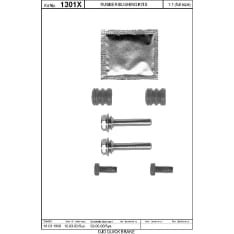OJD Quick Brake OJD-113-1301X Jarrusatulan tappisarja