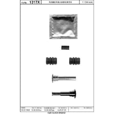 OJD Quick Brake OJD-113-1317X Jarrusatulan tappisarja