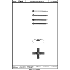OJD Quick Brake OJD-109-1266 Jarrupalojen asennussarja