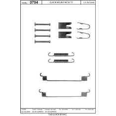 OJD Quick Brake OJD-105-0794 Jarrukenkien asennussarja