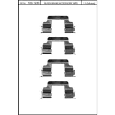 OJD Quick Brake OJD-109-1230 Jarrupalojen asennussarja