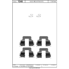 OJD-109-1245 Brake pad mounting kit