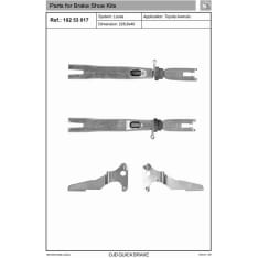 OJD Quick Brake OJD-102 53 017 Jarrukenkien automaattisäätösarja