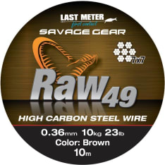 Savage Gear Raw49 Steelwire 10 m Leader Wire