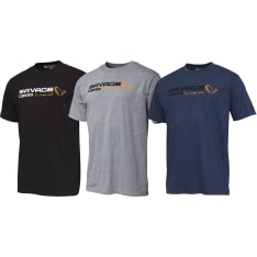 Savage Gear Signature Logo T-Shirt Blue Melange