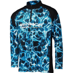 Savage Gear Marine Uv Long Sleeve Tee Sea Blue