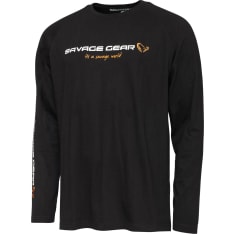 Savage Gear Signature Logo Ls T-Shirt Black Caviar