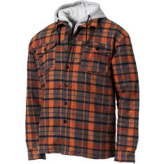 Savage Gear Twin Shirt Jacket Orange/Grey Check