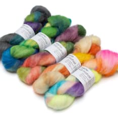 Hjertegarn Kid Mohair Hand-dyed 50 g lanka