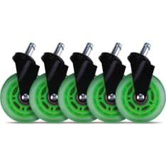 L33T Universal 3" 5 pc gaming chair wheels