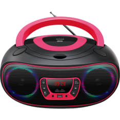 Denver TCL-212BTP CD Player with FM Radio and Bluetooth