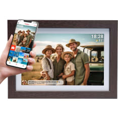 Denver Frameo 10.1" Wifi valokuvakehys tumma puu
