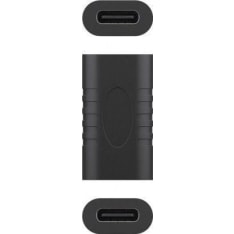 CoreParts MBXUSBC-AC0007 kaapelin sukupuolenvaihtaja USB-C(F) Musta