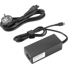 CoreParts MBXUSBC-AC0009 virta-adapteri ja vaihtosuuntaaja Sisätila 65 W Musta