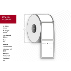 Capture CA-LB3069 printer label