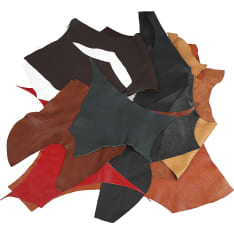 Real Leather, assorted colours, thickness 1,0-1,2 mm, 2 kg/ 1 pack