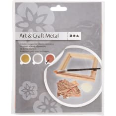 Imitation Metal Leaf, copper, 16x16 cm, 25 sheet/ 1 pack, 0,625 m2