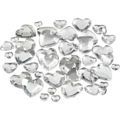 Creativ Company 6+10+14 mm acrylic diamonds 252pcs/package