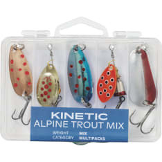 Kinetic Alpine Trout mix 5kpl viehelajitelma