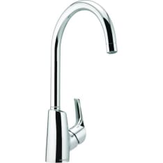Damixa Rowan chrome high kitchen faucet