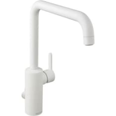 Damixa Silhouet matt white kitchen faucet with washing machine valve
