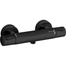 Damixa Silhouet black shower thermostat