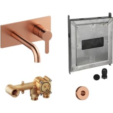Damixa 47161.8700 Silhouet copper washbasin tap