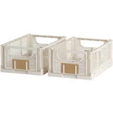 Day 2pcs 25x16.5x10cm storage box