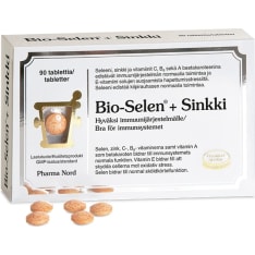 Pharma Nord Bio-Selen®+Sinkki 90 tabl. ravintolisä